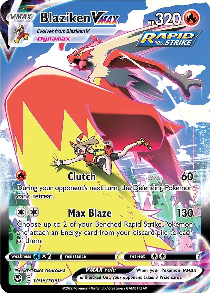 Blaziken VMAX (TG15/TG30) [Sword & Shield: Silver Tempest] | RetroPlay Games