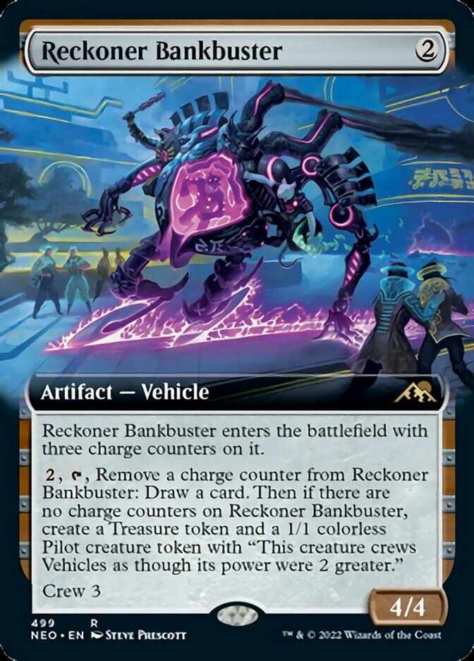 Reckoner Bankbuster (Extended Art) [Kamigawa: Neon Dynasty] | RetroPlay Games