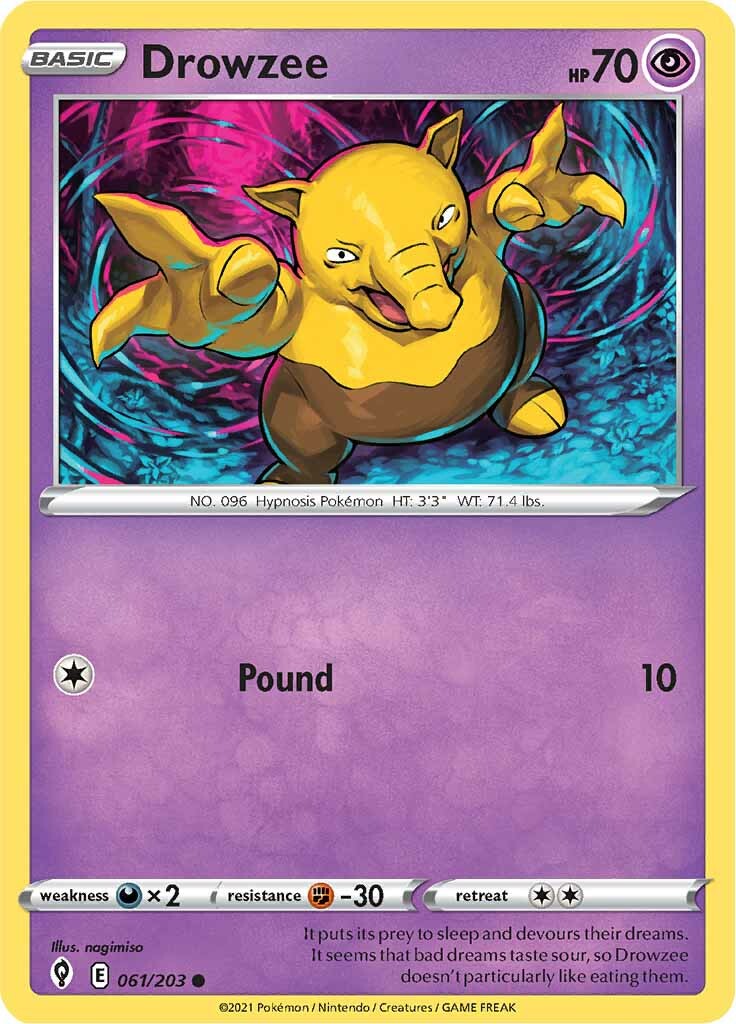 Drowzee (061/203) [Sword & Shield: Evolving Skies] | RetroPlay Games