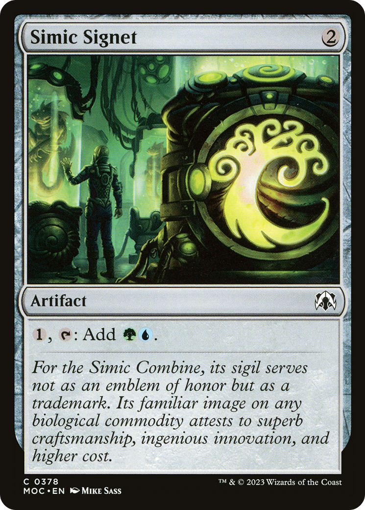 Simic Signet [March of the Machine Commander] | RetroPlay Games