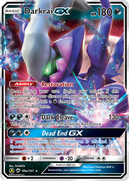 Darkrai GX (88a/147) [Alternate Art Promos] | RetroPlay Games