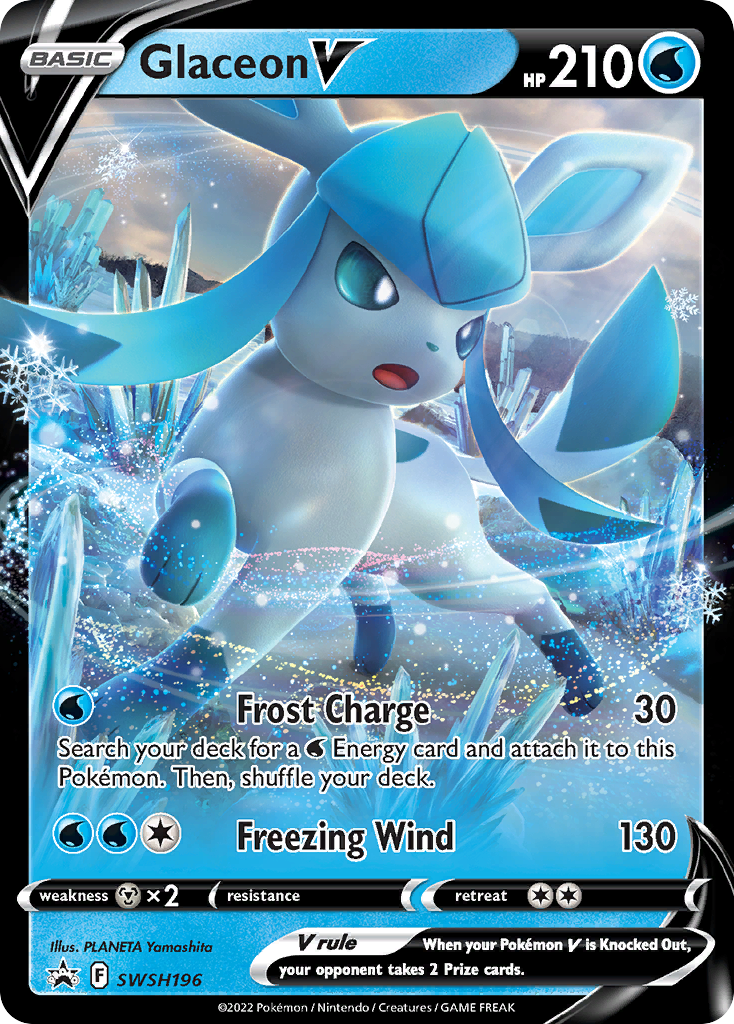 Glaceon V (SWSH196) [Sword & Shield: Black Star Promos] | RetroPlay Games