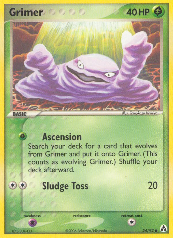 Grimer (54/92) [EX: Legend Maker] | RetroPlay Games