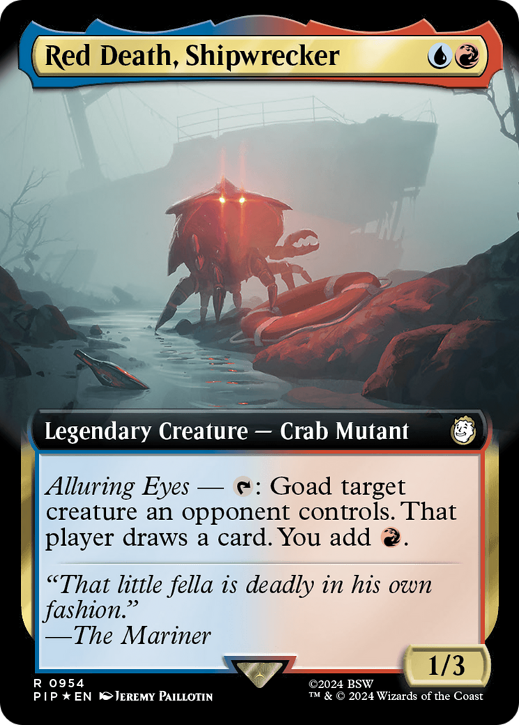 Red Death, Shipwrecker (Extended Art) (Surge Foil) [Fallout] | RetroPlay Games