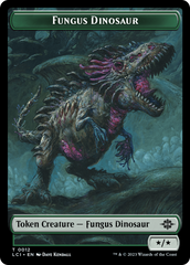 Fungus Dinosaur // Dinosaur (0001) Double-Sided Token [The Lost Caverns of Ixalan Tokens] | RetroPlay Games