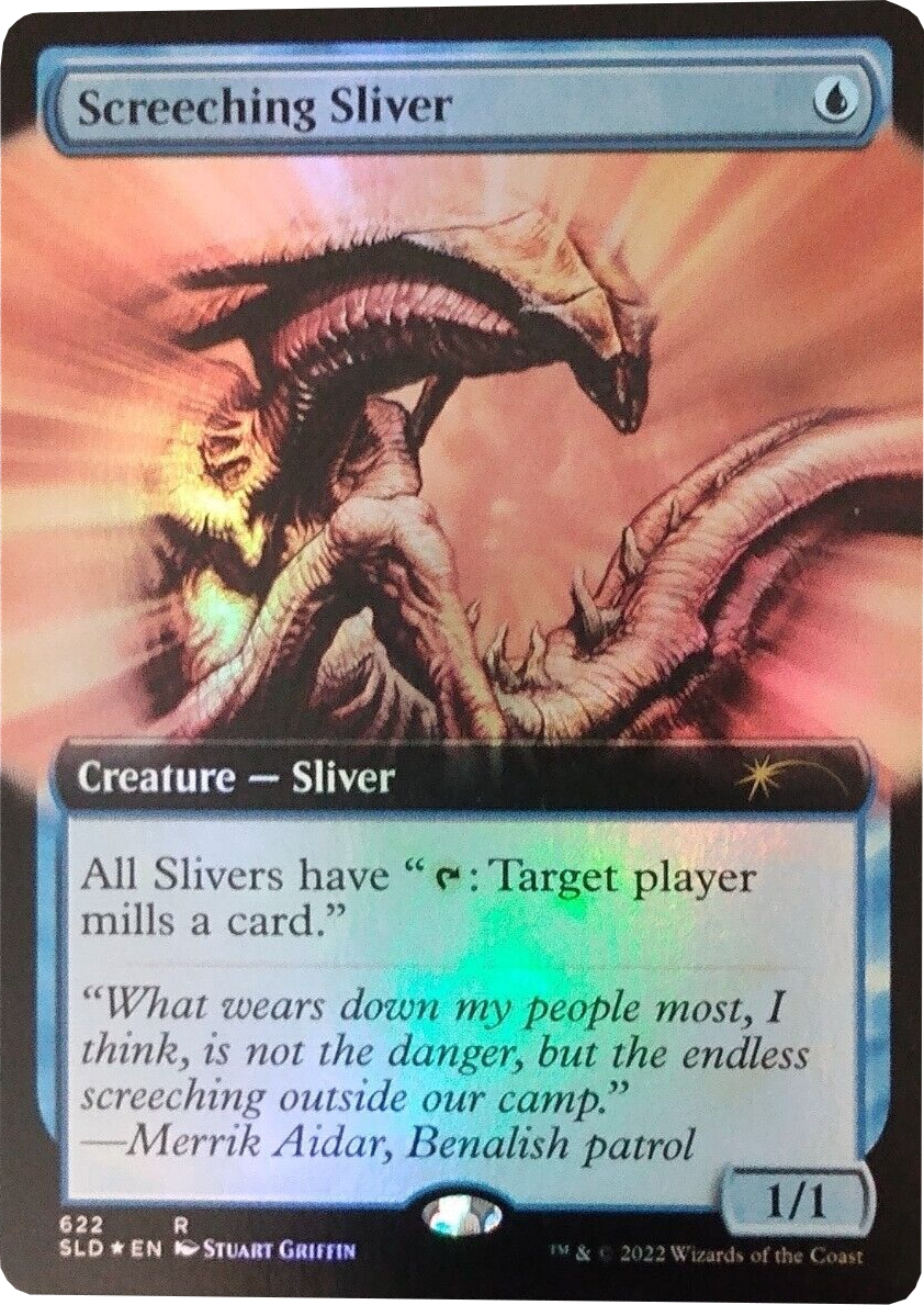 Screeching Sliver (Extended Art) [Secret Lair Drop Promos] | RetroPlay Games