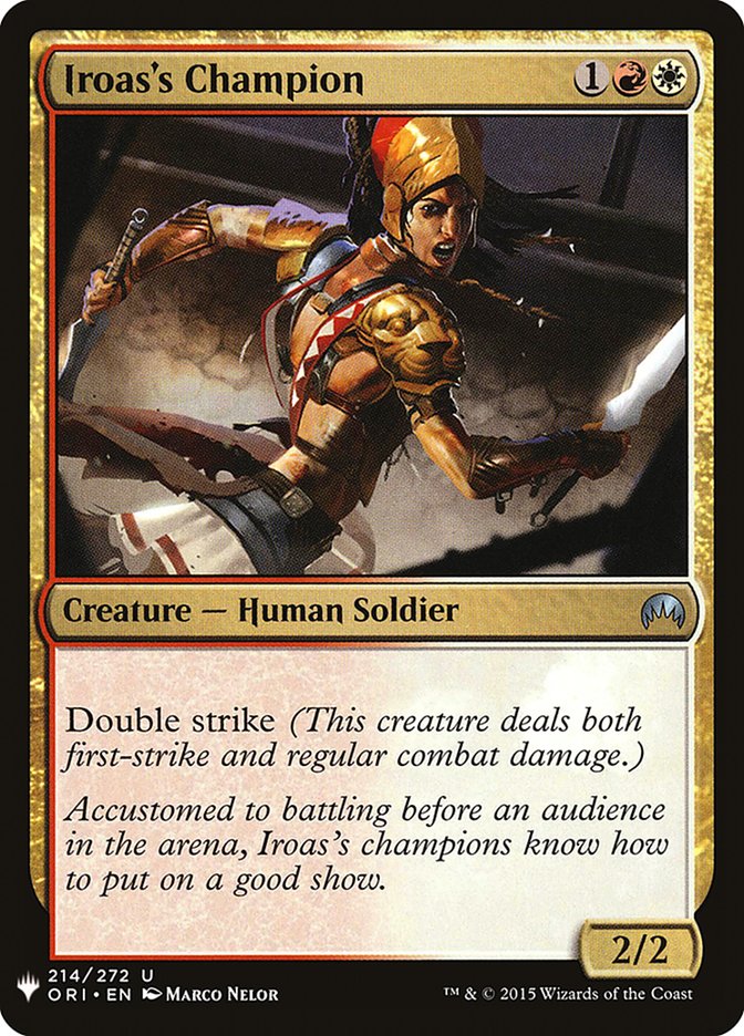 Iroas's Champion [Mystery Booster] | RetroPlay Games