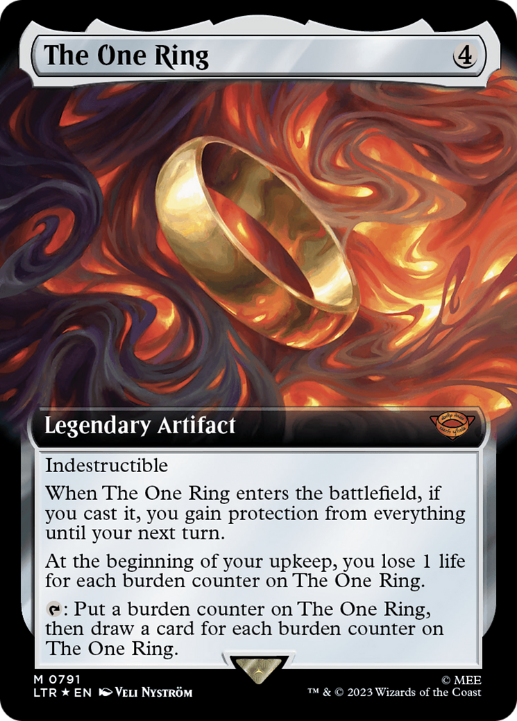 The One Ring (Extended Art) (Surge Foil) [The Lord of the Rings: Tales of Middle-Earth] | RetroPlay Games