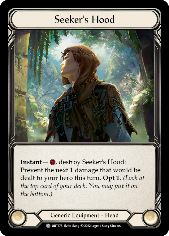 Seeker's Hood [OUT175] (Outsiders)  Rainbow Foil | RetroPlay Games
