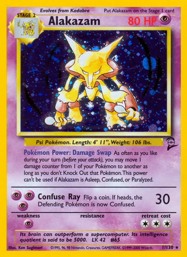 Alakazam (1/130) [Base Set 2] | RetroPlay Games