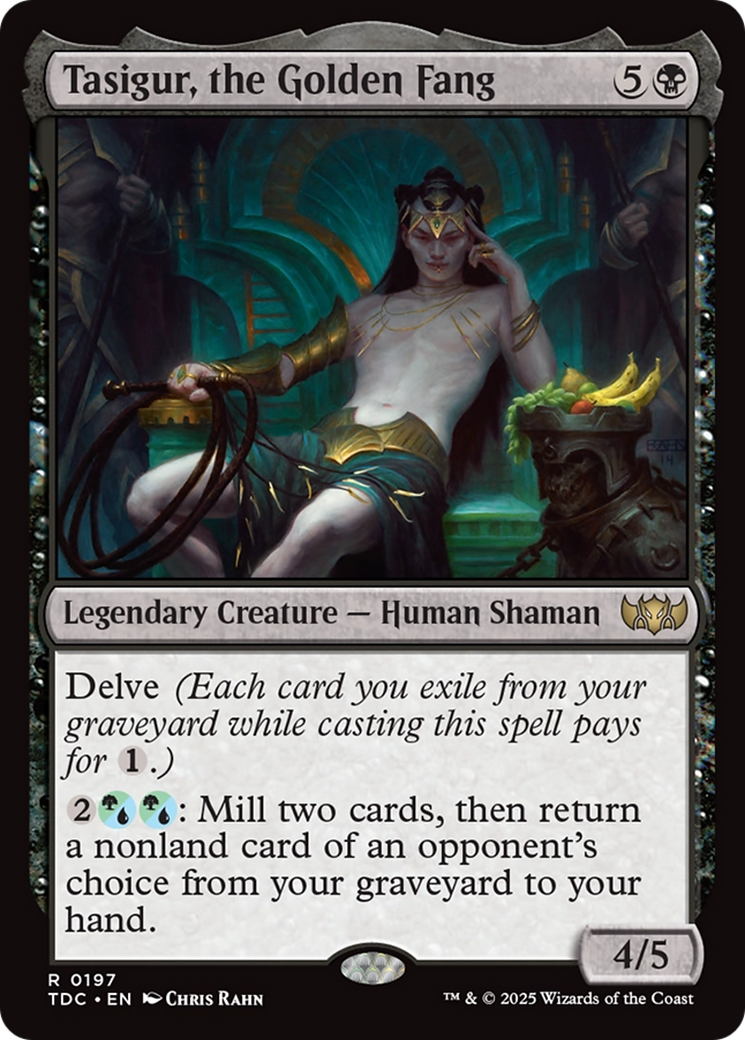 Tasigur, the Golden Fang [Tarkir: Dragonstorm Commander] | RetroPlay Games