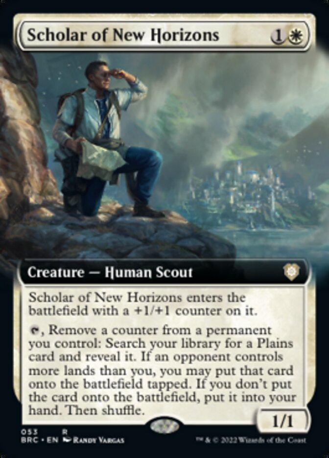Scholar of New Horizons (Extended Art) [The Brothers' War Commander] | RetroPlay Games