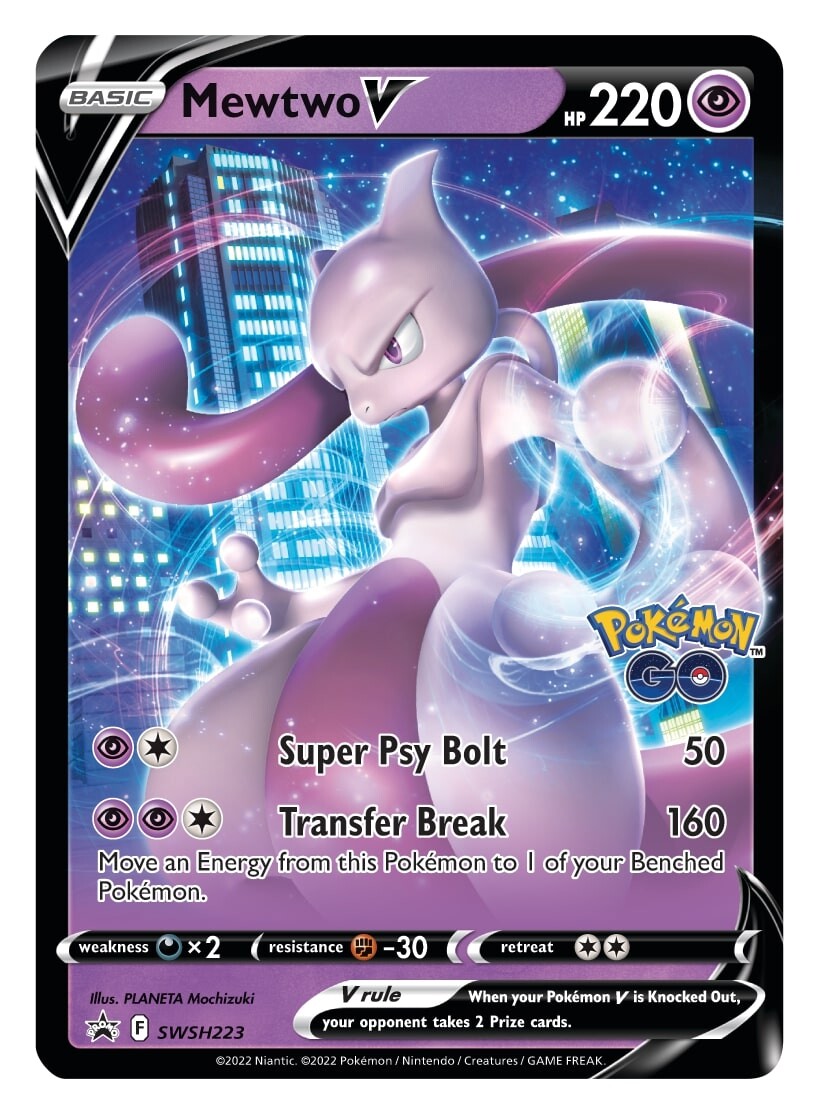 Mewtwo V (SWSH223) [Sword & Shield: Black Star Promos] | RetroPlay Games