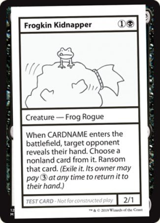 Frogkin Kidnapper (2021 Edition) [Mystery Booster Playtest Cards] | RetroPlay Games