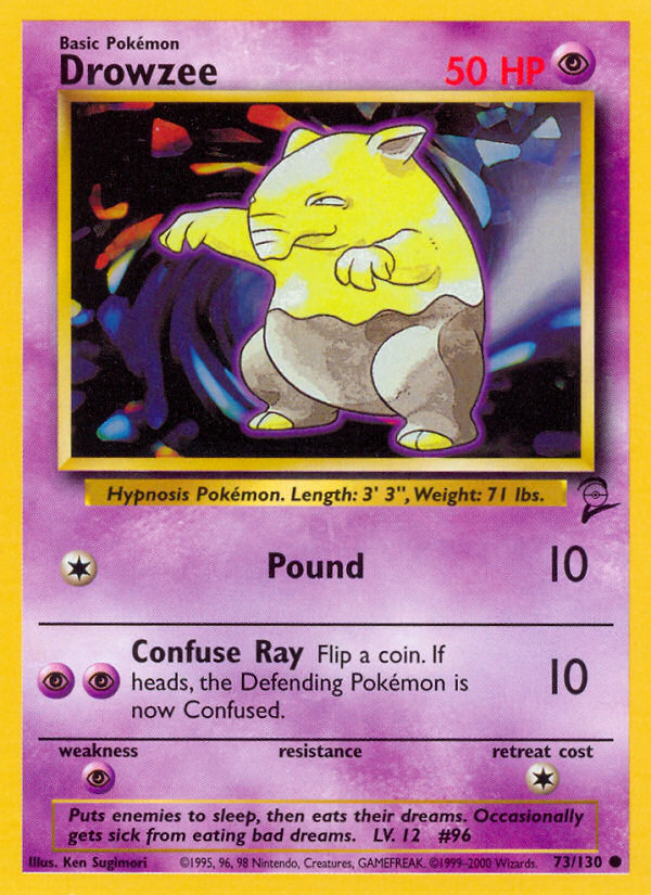 Drowzee (73/130) [Base Set 2] | RetroPlay Games