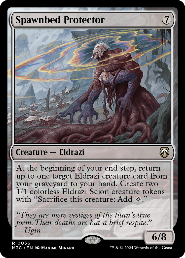 Spawnbed Protector (Ripple Foil) [Modern Horizons 3 Commander] | RetroPlay Games