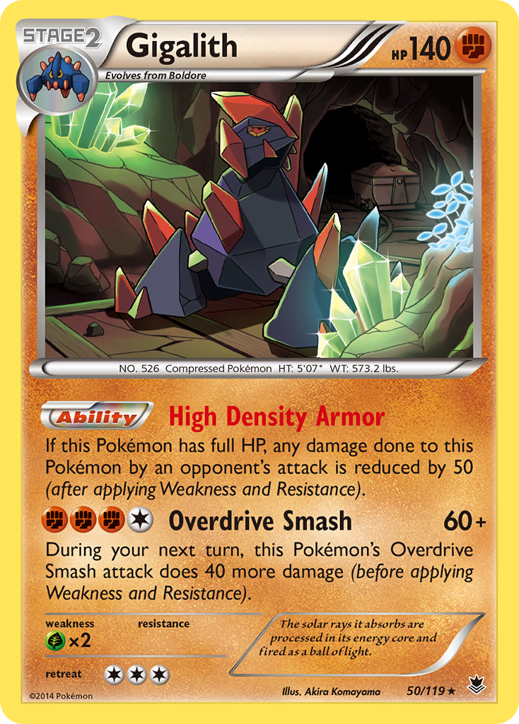 Gigalith (50/119) [XY: Phantom Forces] | RetroPlay Games