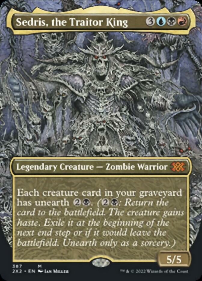 Sedris, the Traitor King (Borderless Alternate Art) [Double Masters 2022] | RetroPlay Games