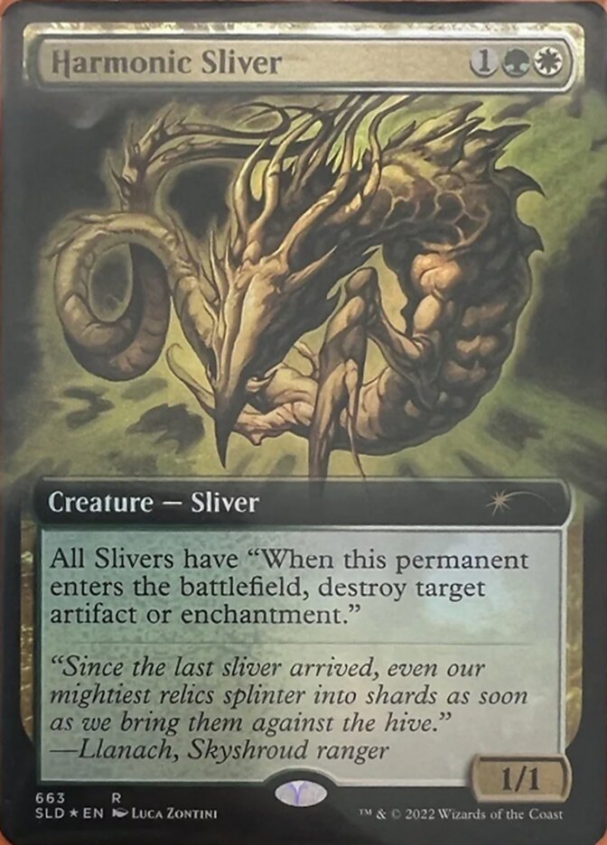 Harmonic Sliver (Extended Art) [Secret Lair Drop Promos] | RetroPlay Games