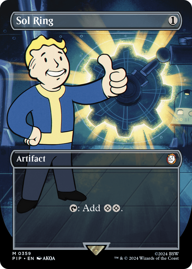 Sol Ring (Borderless) [Fallout] | RetroPlay Games