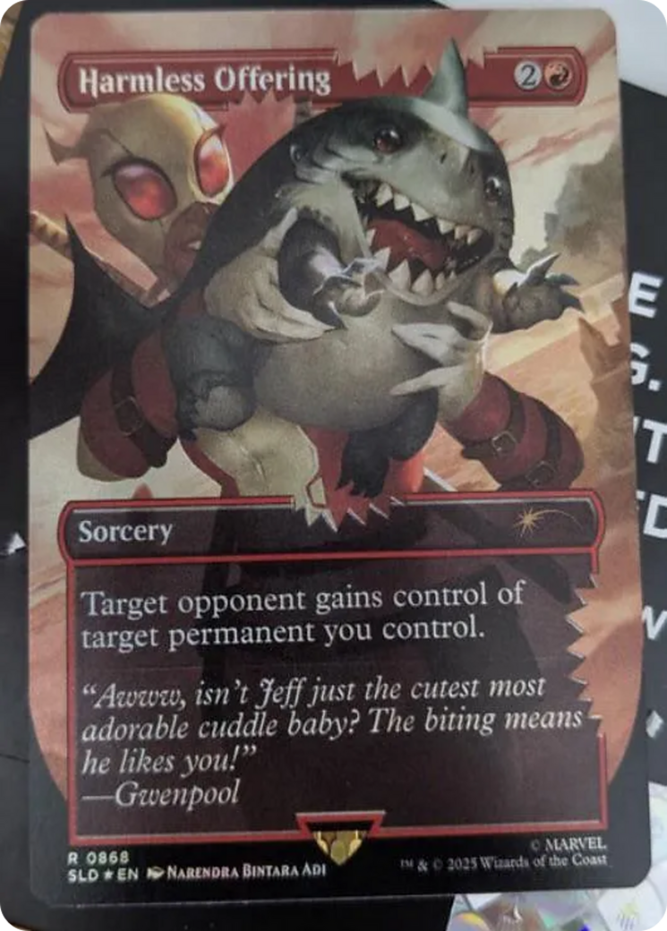 Harmless Offering (Rainbow Foil) [Secret Lair Drop Series] | RetroPlay Games