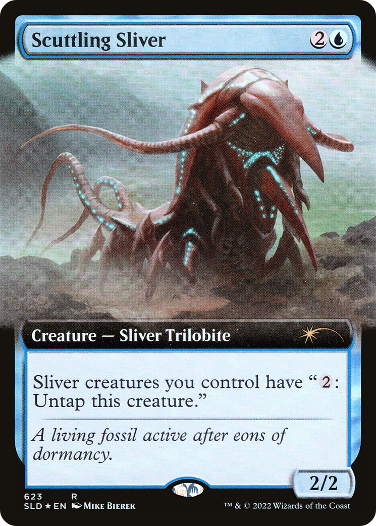 Scuttling Sliver (Extended Art) [Secret Lair Drop Promos] | RetroPlay Games