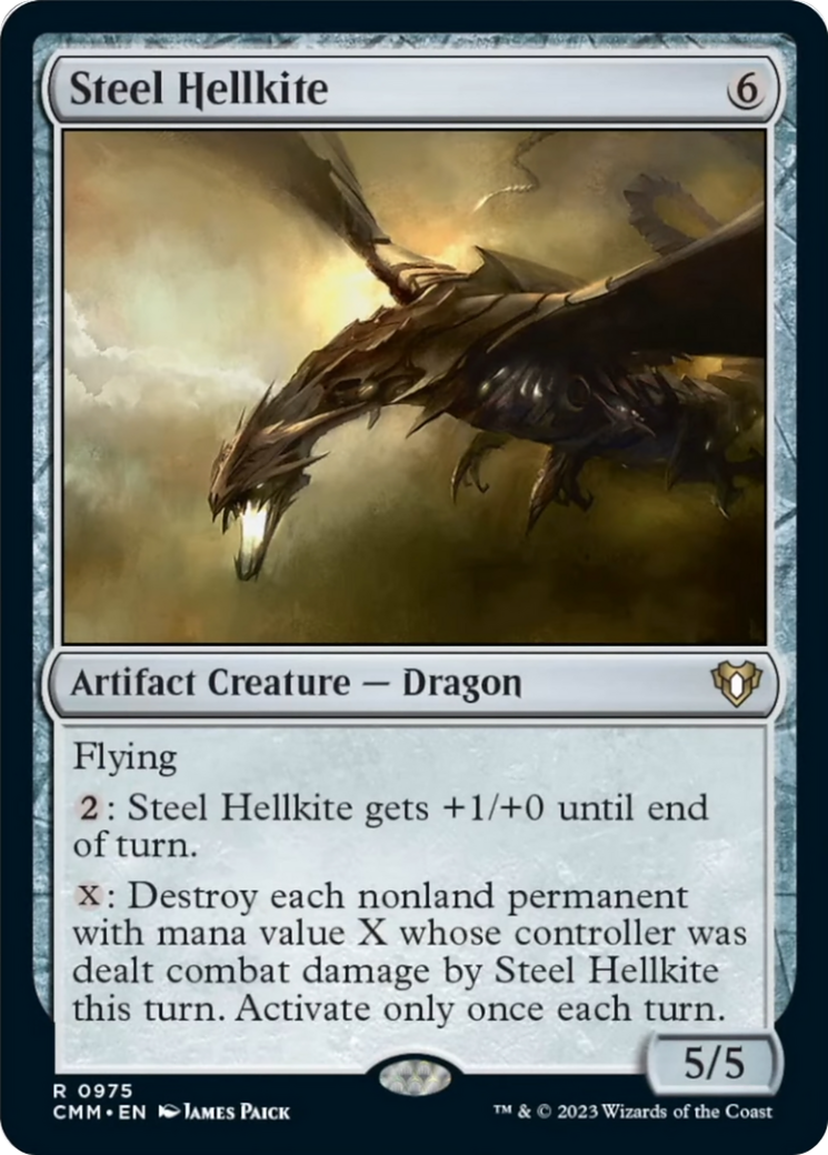 Steel Hellkite [Commander Masters] | RetroPlay Games