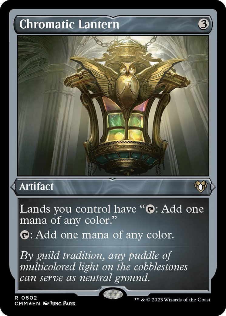 Chromatic Lantern (Foil Etched) [Commander Masters] | RetroPlay Games