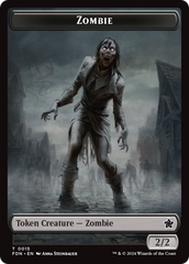 Faerie // Zombie Double-Sided Token [Foundations Tokens] | RetroPlay Games