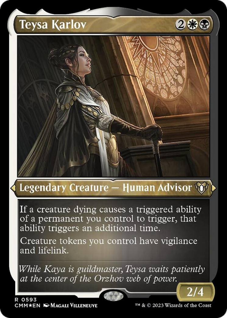 Teysa Karlov (Foil Etched) [Commander Masters] | RetroPlay Games