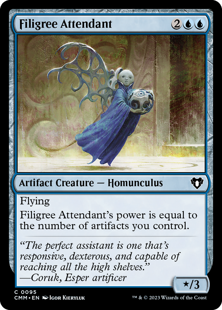 Filigree Attendant [Commander Masters] | RetroPlay Games