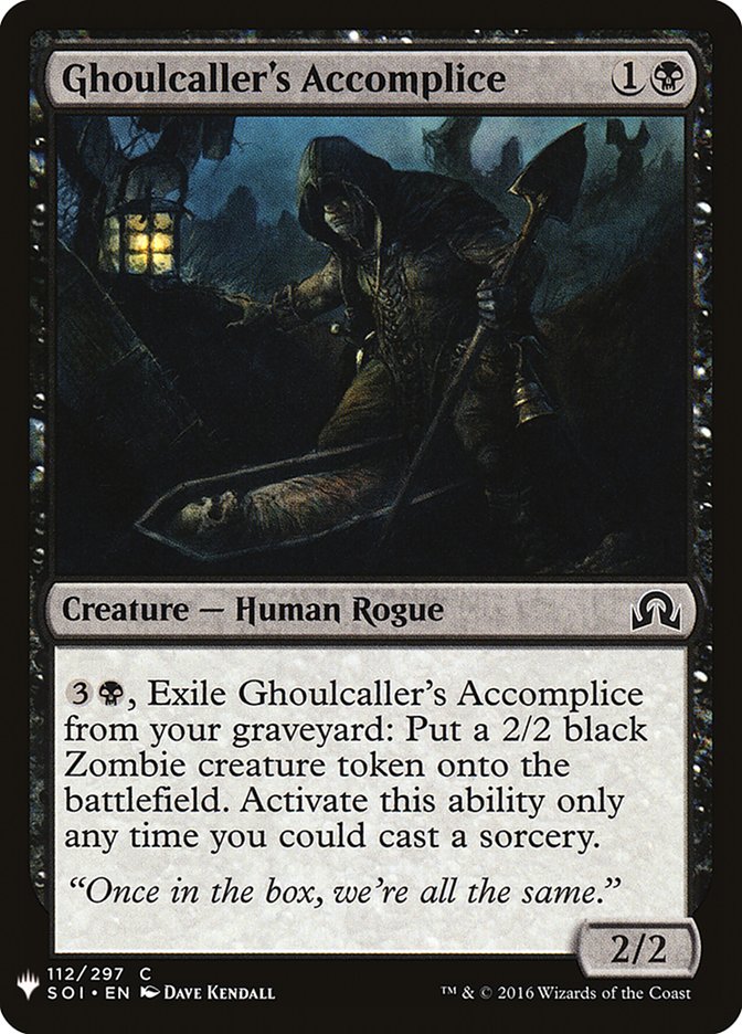Ghoulcaller's Accomplice [Mystery Booster] | RetroPlay Games