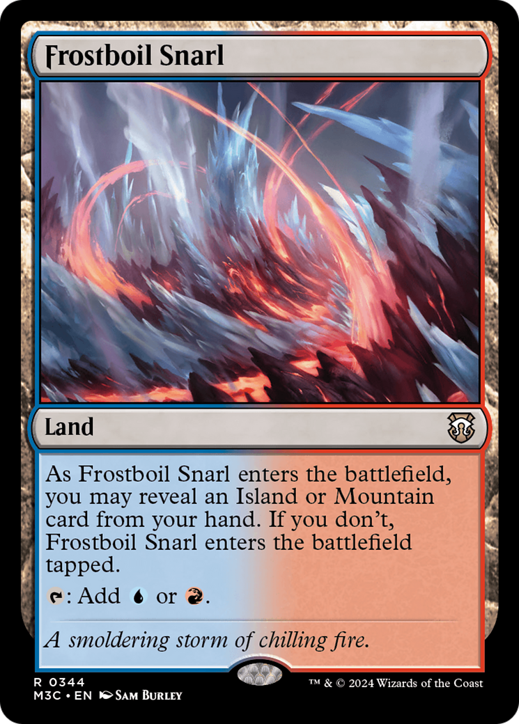 Frostboil Snarl (Ripple Foil) [Modern Horizons 3 Commander] | RetroPlay Games