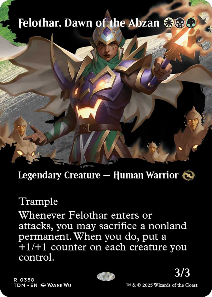 Felothar, Dawn of the Abzan (Borderless) [Tarkir: Dragonstorm] | RetroPlay Games