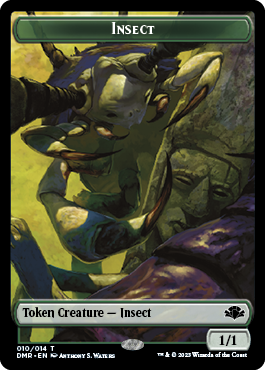 Insect // Squirrel Double-Sided Token [Dominaria Remastered Tokens] | RetroPlay Games