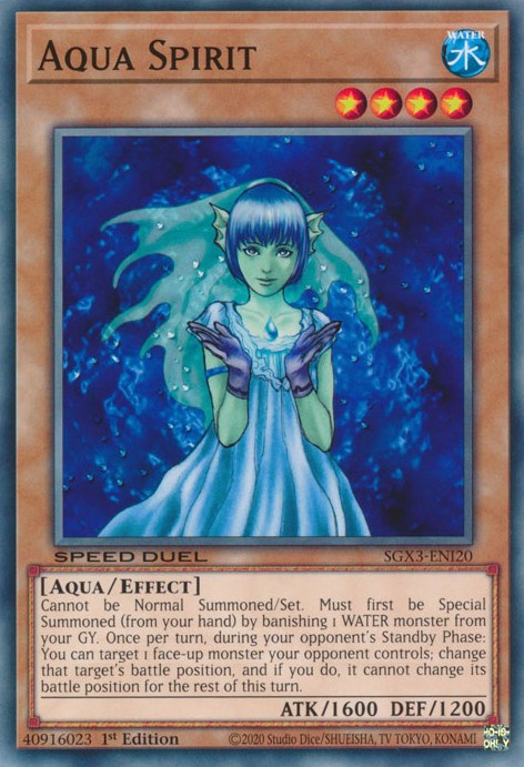 Aqua Spirit [SGX3-ENI20] Common | RetroPlay Games