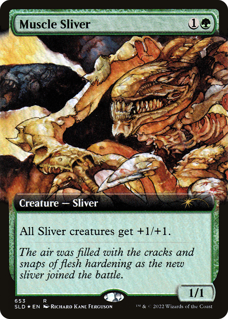 Muscle Sliver (Extended Art) [Secret Lair Drop Promos] | RetroPlay Games