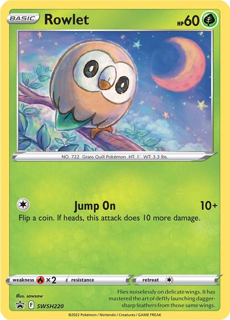 Rowlet (SWSH220) [Sword & Shield: Black Star Promos] | RetroPlay Games