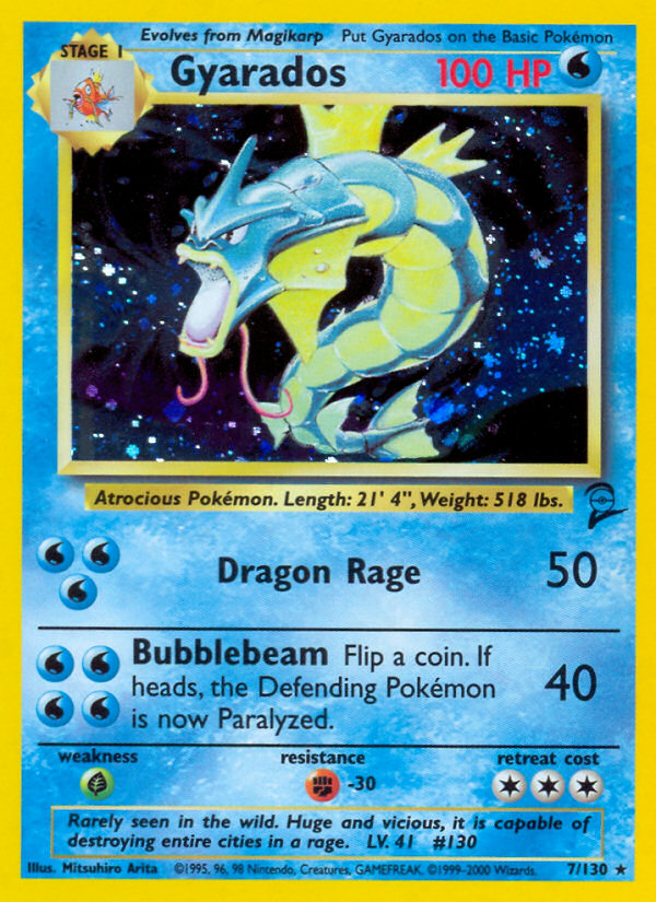 Gyarados (7/130) [Base Set 2] | RetroPlay Games