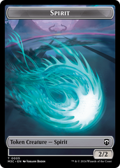 Eldrazi (Ripple Foil) // Spirit Double-Sided Token [Modern Horizons 3 Commander Tokens] | RetroPlay Games