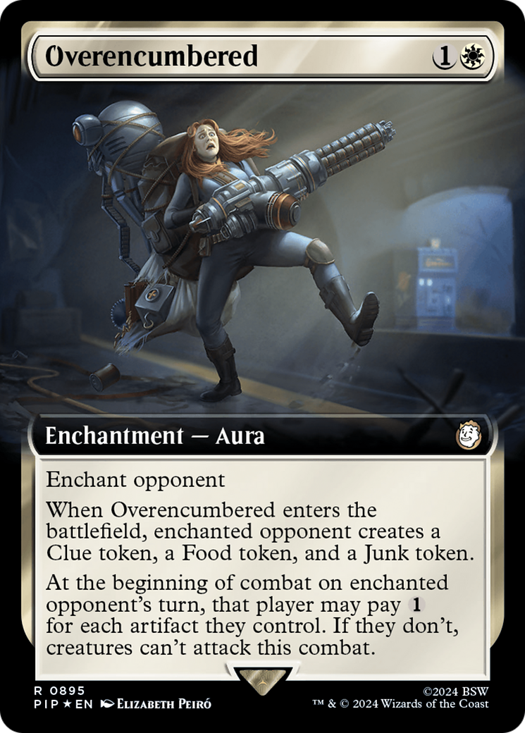 Overencumbered (Extended Art) (Surge Foil) [Fallout] | RetroPlay Games