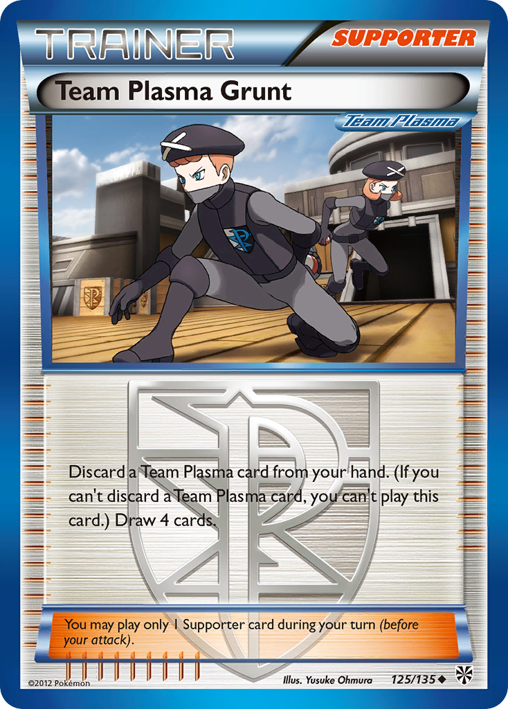 Team Plasma Grunt (125/135) [Black & White: Plasma Storm] | RetroPlay Games