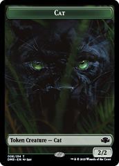 Elephant // Cat (008) Double-Sided Token [Dominaria Remastered Tokens] | RetroPlay Games