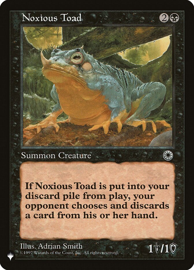 Noxious Toad [The List] | RetroPlay Games