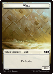 Insect (0023) // Wall Double-Sided Token [Tarkir: Dragonstorm Commander Tokens] | RetroPlay Games