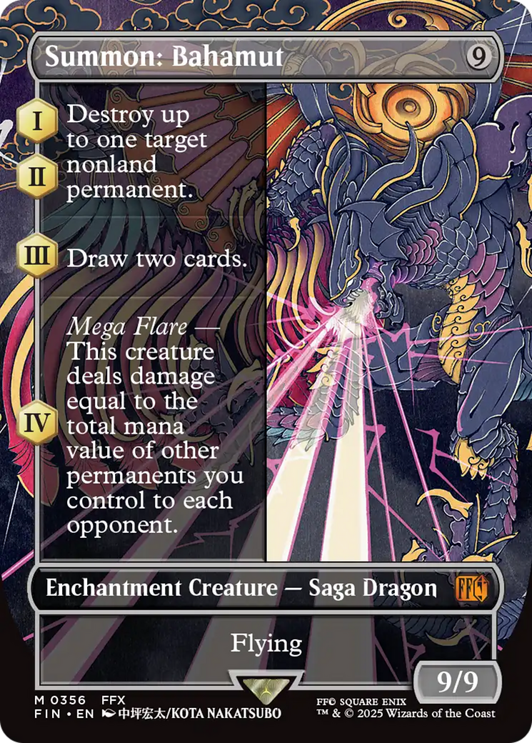 Summon: Bahamut (Borderless) [FINAL FANTASY] | RetroPlay Games