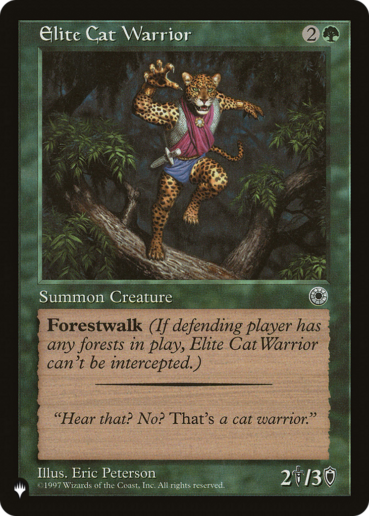 Elite Cat Warrior (Flavor Text) [The List] | RetroPlay Games