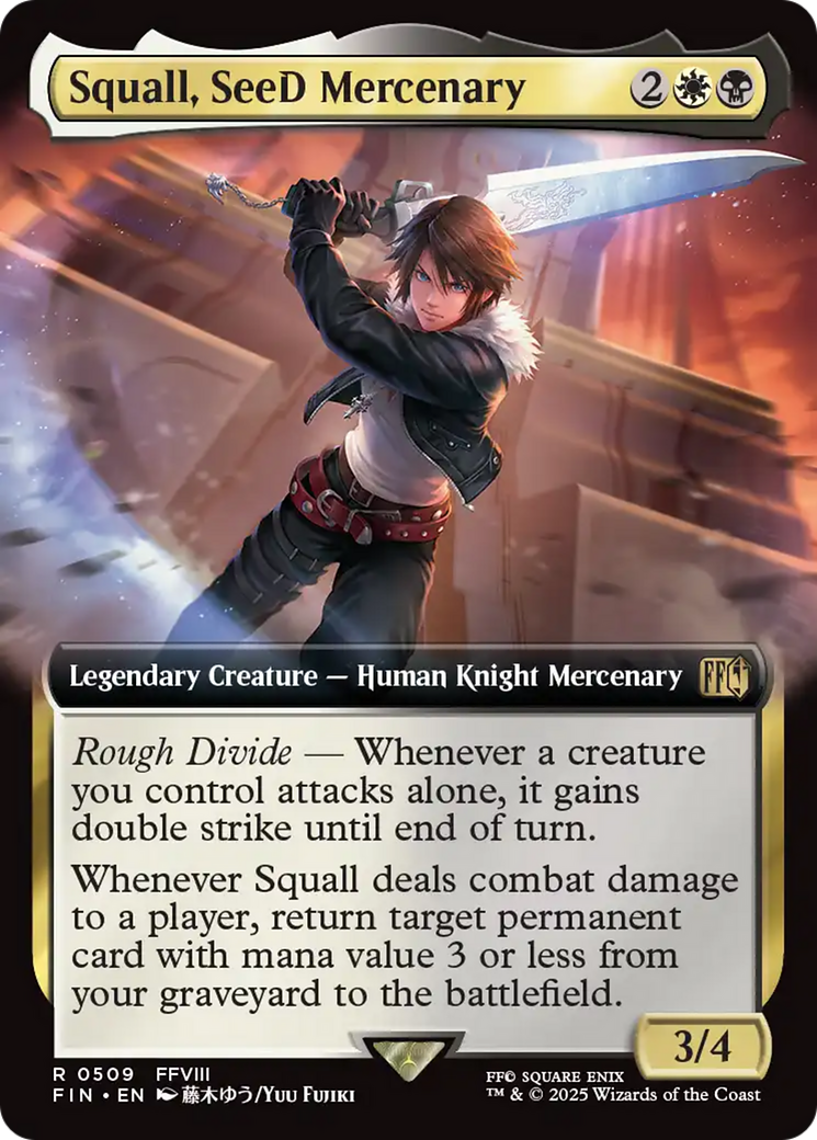 Squall, SeeD Mercenary (Extended Art) [FINAL FANTASY] | RetroPlay Games