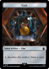 Copy // Clue (0023) Double-Sided Token [Doctor Who Tokens] | RetroPlay Games