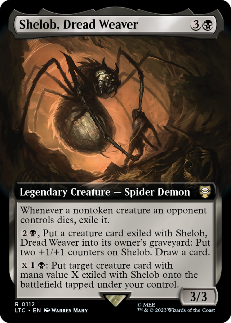 Shelob, Dread Weaver (Extended Art) [The Lord of the Rings: Tales of Middle-Earth Commander] | RetroPlay Games